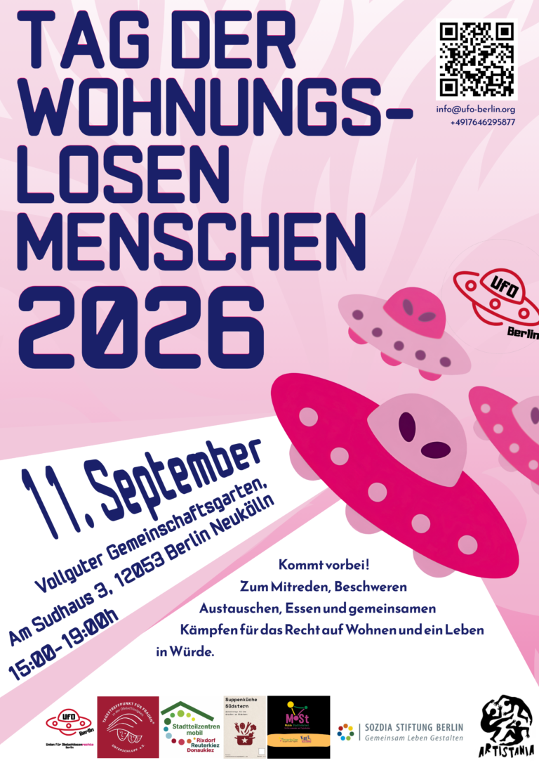 Tag der wohnungslosen Menschen